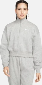 Nike Sportswear Phoenix Fleece Kurz Sweatshirt dark grey heather/sail