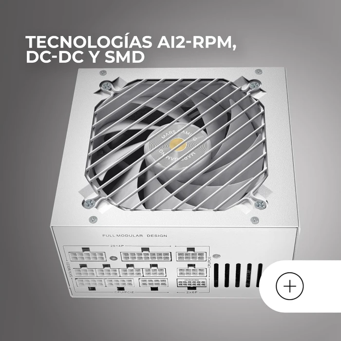 Mars Gaming MPB1000SIM weiß 1000W, ATX 3.1