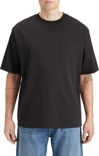 Scotch & Soda Core Logo Pocket T-Shirt kurzarm schwarz (Herren)