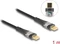 DeLOCK USB-C auf USB-C Kabel, USB 2.0, 480Mb/s, 100W USB PD 3.0, schwarz, 1m Vorschaubild