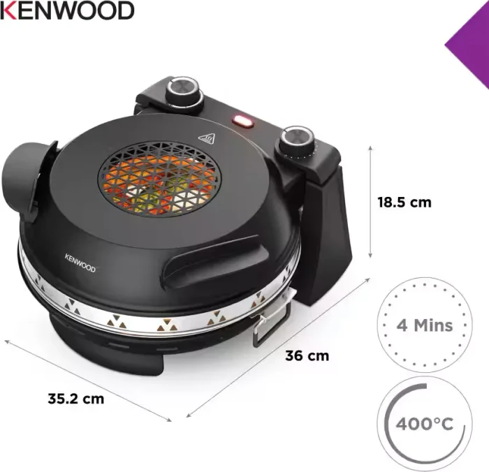 Kenwood KP010.000BK My Pizzeria Pizzaofen black