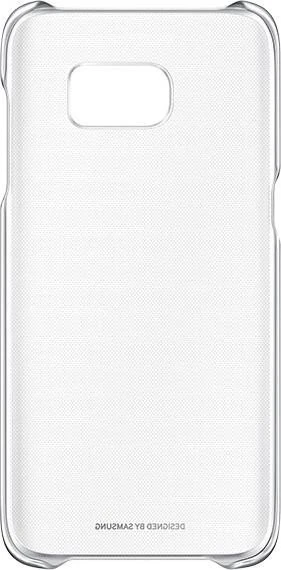 Samsung Clear Cover für Galaxy S7 Edge silber