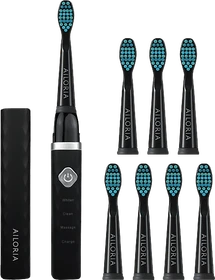 Ailoria Flash Travel schwarz + 8 Aufsteckbürsten