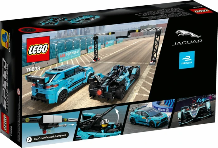 LEGO Speed Champions - Formula E Panasonic Jaguar Racing GEN2 car & Jaguar I-PACE eTROPHY