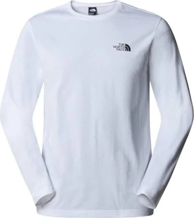 The North Face Simple Dome Shirt langarm tnf white (Herren)