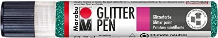 Marabu Glitter-Liner, glitterpetrol, 25ml