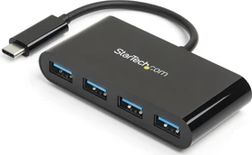 StarTech USB-Hub, 4x USB-A 3.0, USB-C 3.0 [Stecker] (HB30C4AB)