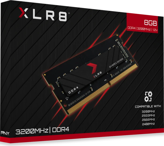 PNY XLR8 SO-DIMM 8GB, DDR4-3200, CL20-22-22