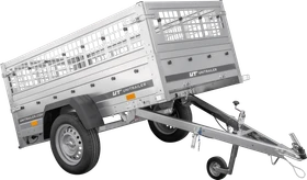 Unitrailer Garden Trailer 200 Kipp mit Laubgitteraufsatz