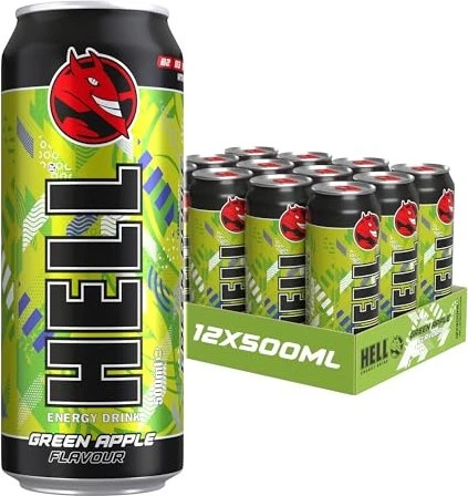 Hell Energy Green Apple 12x 500ml