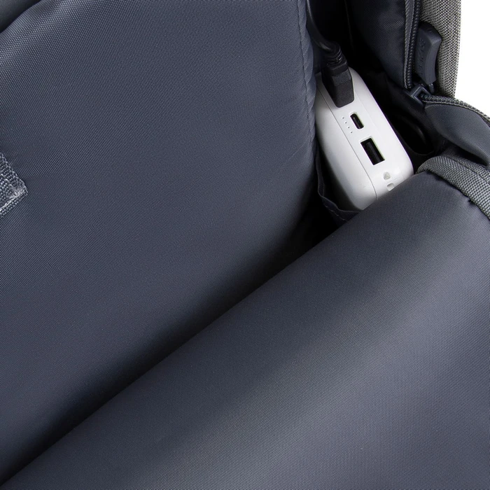 RivaCase 7562 Prater anti-theft Laptop Rucksack 15.6", grau/dunkelblau