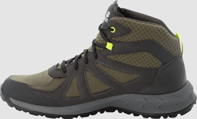 Jack Wolfskin Woodland 2 Texapore Mid khaki/green (Herren)