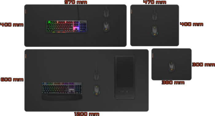 Krux Space, L, 380x300mm, schwarz