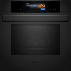 Siemens iQ700 HN978GQM1 Backofen mit Mikrowelle und Dampfunterstützung mattschwarz