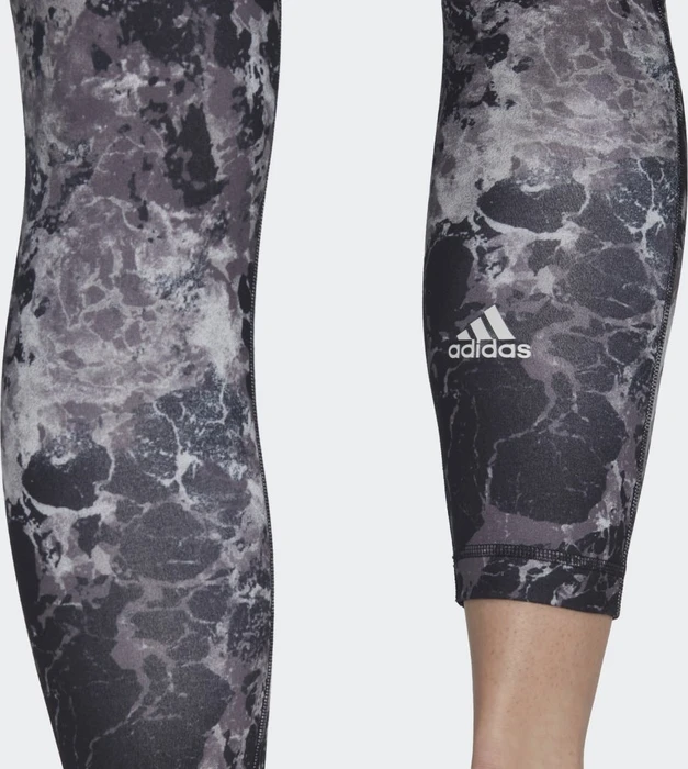adidas Yoga Essentials Print Hose 7/8 grey two/trace grey (Damen)