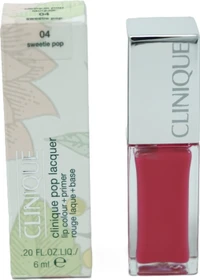 Clinique Pop Lacquer Lip Colour and Primer Lipgloss Sweetie Pop, 6.5ml