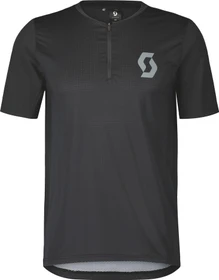 Scott Vertic Zip Trikot kurzarm schwarz (Herren)
