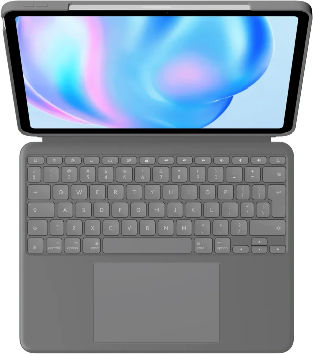 Logitech Combo Touch für iPad Air 6 13", grau, FR