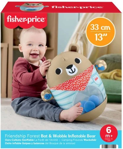Mattel Fisher-Price Camping-Freunde Wackelbär