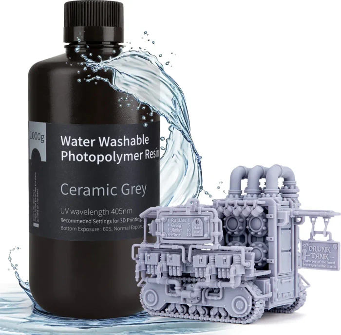 Elegoo Water Washable Ceramic Grey, 1.00kg