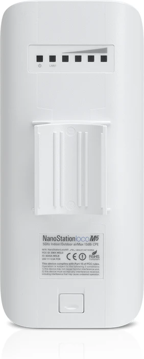 Ubiquiti NanoStation M5 Loco, 13dBi, 5GHz