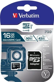 Verbatim Pro U3 R90/W45 16GB Kit, UHS-I U3, Class 10