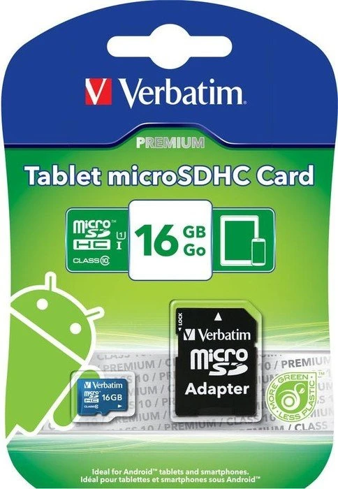 Verbatim Tablet 16GB Kit, UHS-I, Class 10