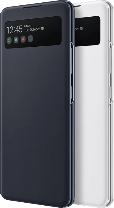 Samsung S-View Wallet Cover für Galaxy A42 5G schwarz