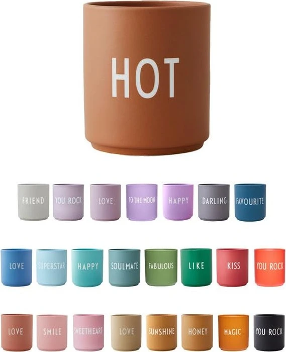 Design Letters Lieblingsbecher Kaffeebecher ohne Henkel