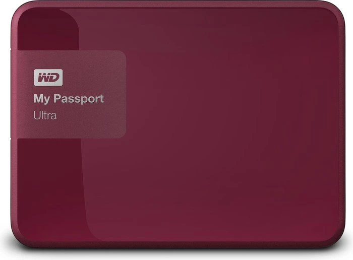 Western Digital WD My Passport Ultra Metal Edition rot 2TB, USB 3.0 Micro-B