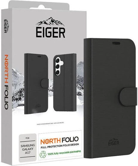 Eiger North Folio Case für Samsung Galaxy A17 5G schwarz