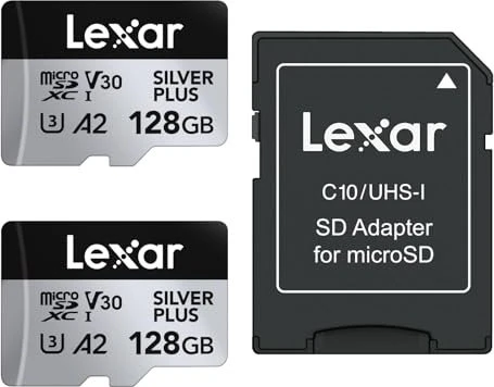 Lexar Professional SILVER PLUS, microSD UHS-I U3, A2, V30