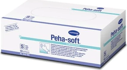 Hartmann Peha-soft Latex powderfree Einweghandschuhe S, 100 Stück