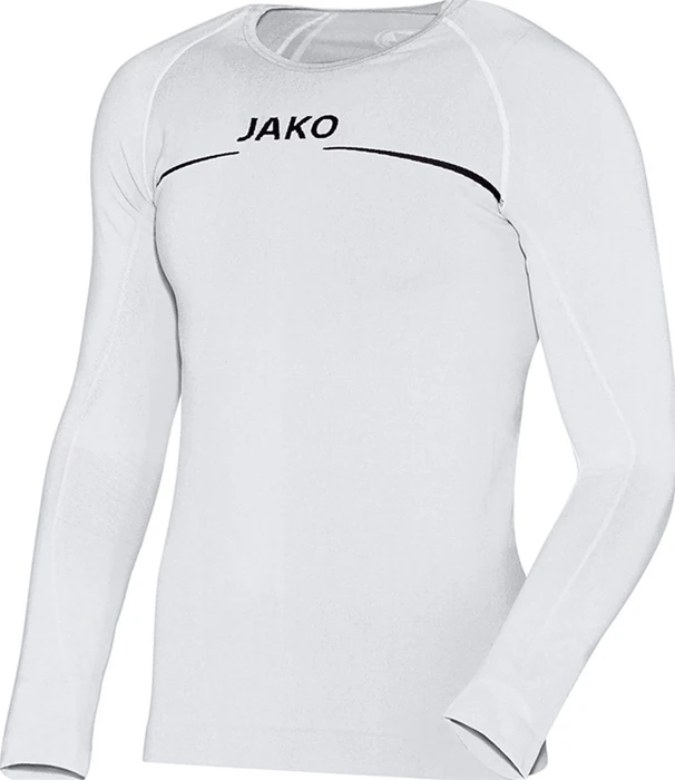 Jako Comfort Funktionsshirt langarm weiß (Junior)