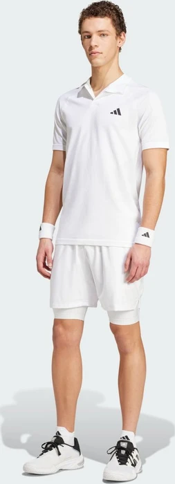 adidas Tennis Pro Aeroready 2-in-1 Tennis Hose kurz white (Herren)