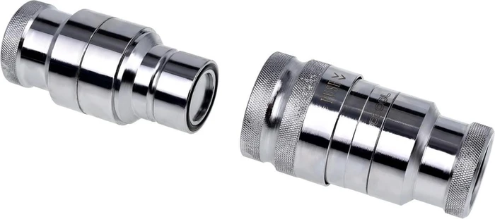 Alphacool Eiszapfen HF G3/8" IG mit Reduzierer G1/4" Schnellverschluss, verchromt