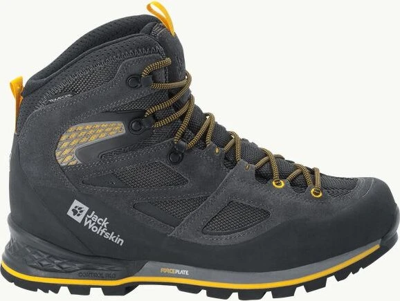 Jack Wolfskin Force Crest Texapore Mid black/burly yellow XT (Herren)
