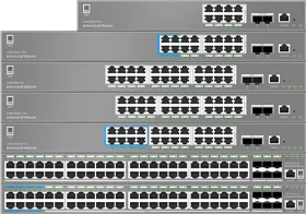 Grandstream GWN7800 Pro Series Rackmount Gigabit Managed Switch, 48x RJ-45, 6x SFP+, 400W PoE+ (GWN7806PL Pro)
