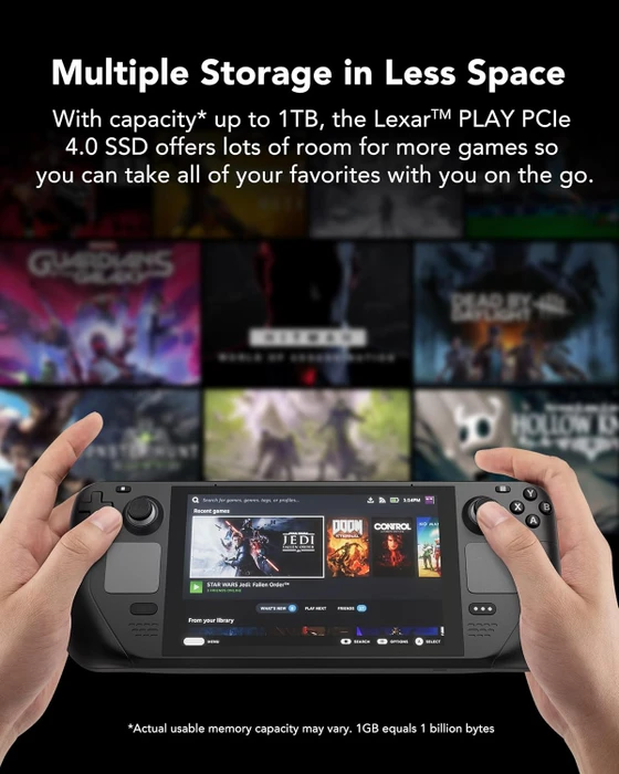 Lexar PLAY 2TB, M.2 2230 / M-Key / PCIe 4.0 x4