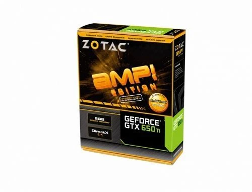 Zotac GeForce GTX 650 Ti AMP!, 2GB GDDR5, 2x DVI, 2x HDMI