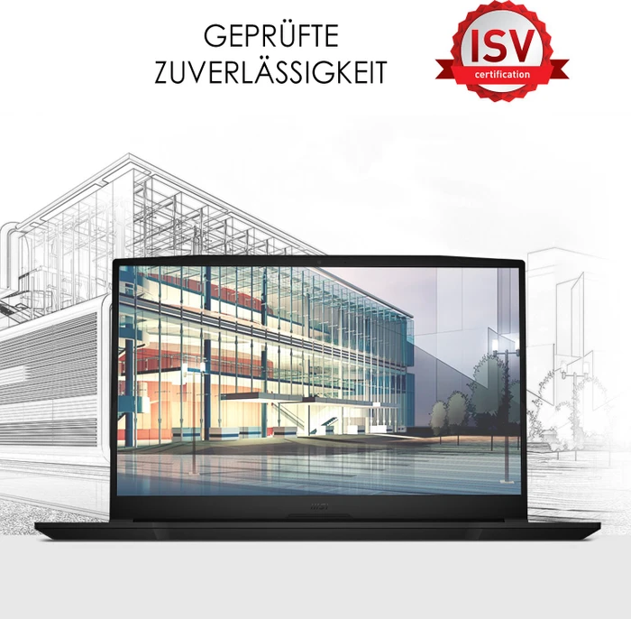 MSI WF76 11UJ-243 Mobile Workstation WF76 11UJ-243, Core Black, Core i7-11800H, 32GB RAM, 1TB SSD, RTX A2000, DE