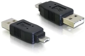 DeLOCK USB 2.0 Adapter, Micro-A [Stecker] auf USB-A [Stecker] (65037)