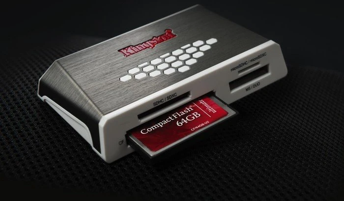 Kingston High-Speed Media Multi-Slot-Cardreader, USB 3.0 Micro-B [Buchse]
