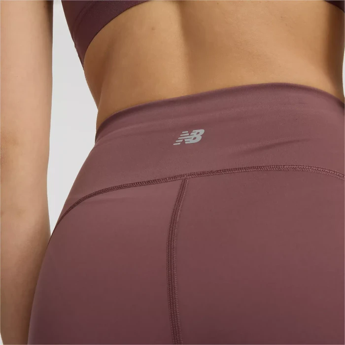 New Balance Sleek Pocket High Rise 27" Legging Hose lang licorice (Damen)
