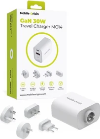 Mobile Origin GaN 30W Travel Charger weiß