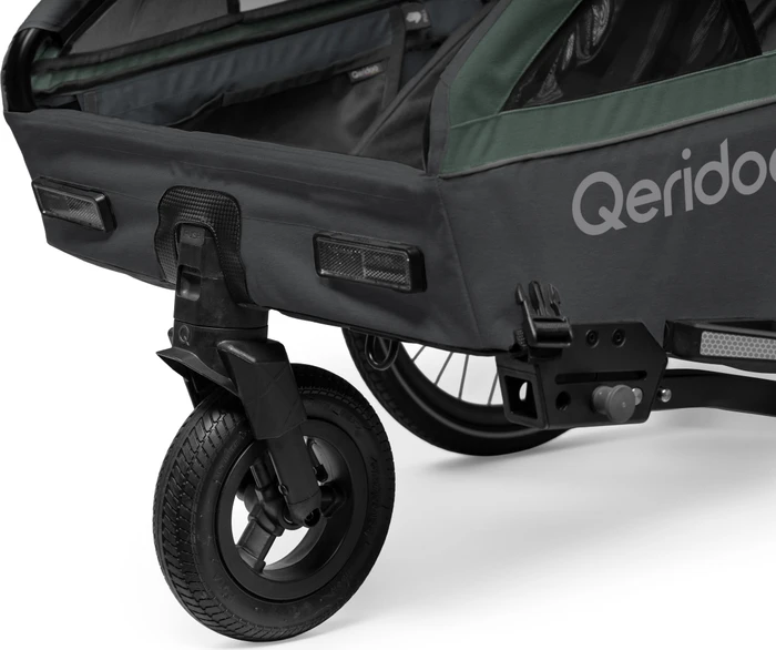 Qeridoo Kidgoo 2 Lite Fahrradanhänger ivy green (Modell 2026)