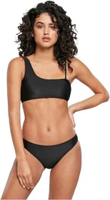 Urban Classics Recycled Asymmetric Tank Top Bikini-Set schwarz (Damen)