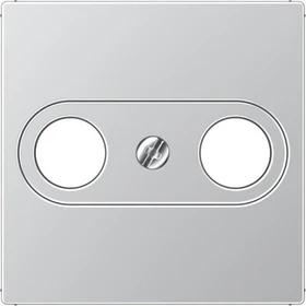 Jung Abdeckung für Antennen-Steckdose, aluminium