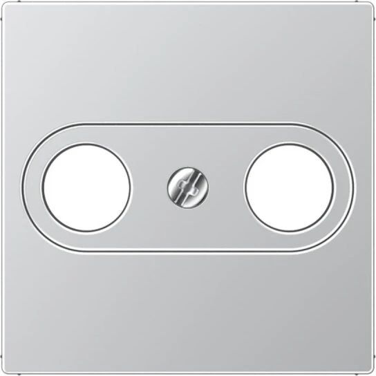 Jung Abdeckung für Antennen-Steckdose, aluminium