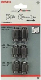Bosch Professional Übergangsadapter-Set für Lochsägen, 6-tlg.